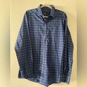 Bar III Slim Fit Button Up Shirt, Sz L